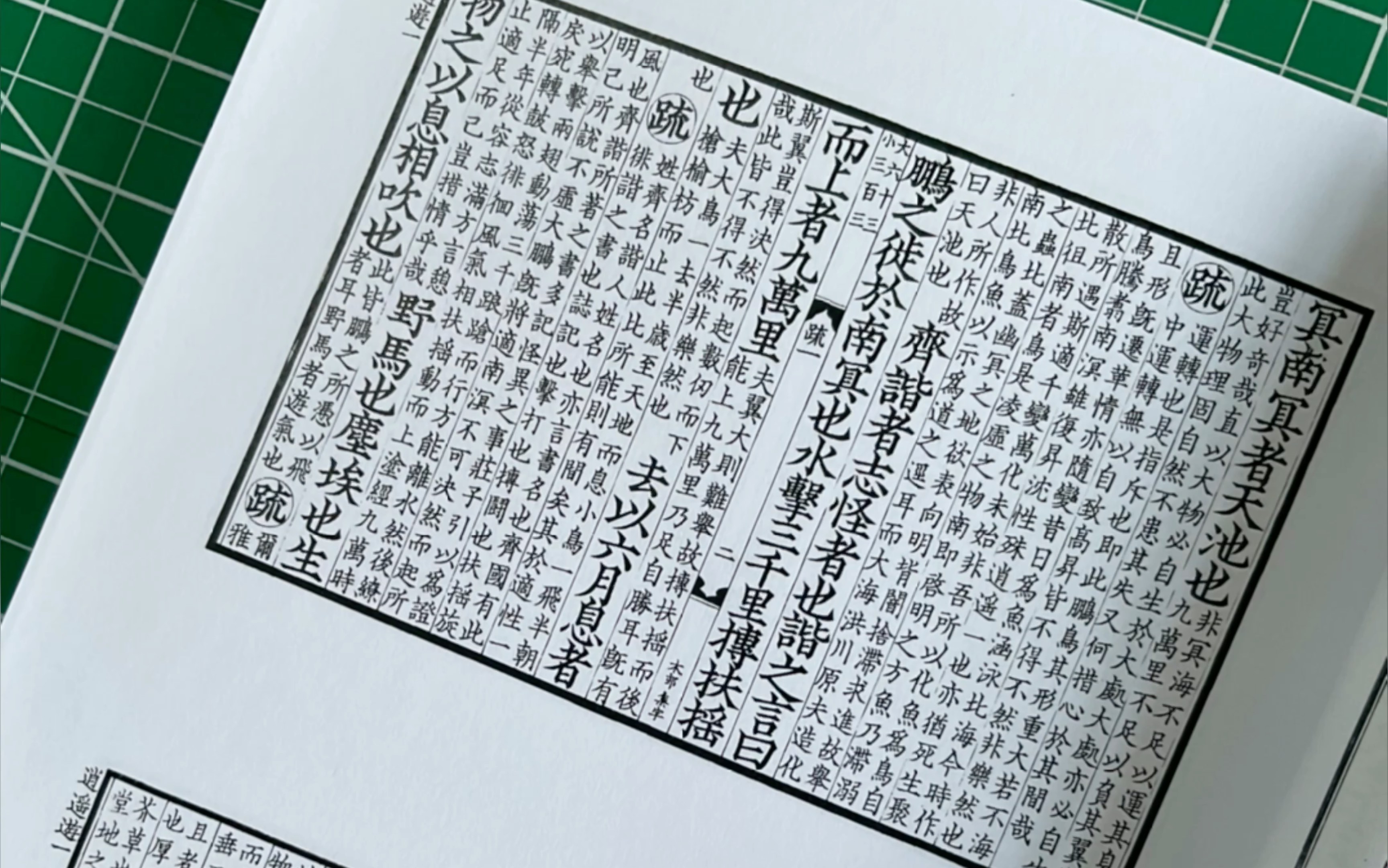 【古籍影印】庄子《南华真经注疏》,16K开本大小每页上下两版,既每页两筒子页,胶装一册.总十卷.哔哩哔哩bilibili