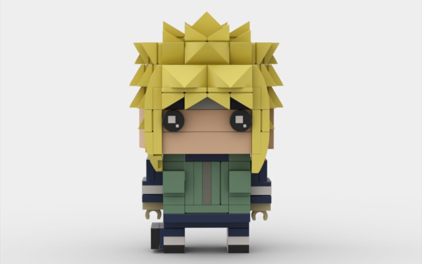 乐高积木moc火影忍者四代波风水门青年