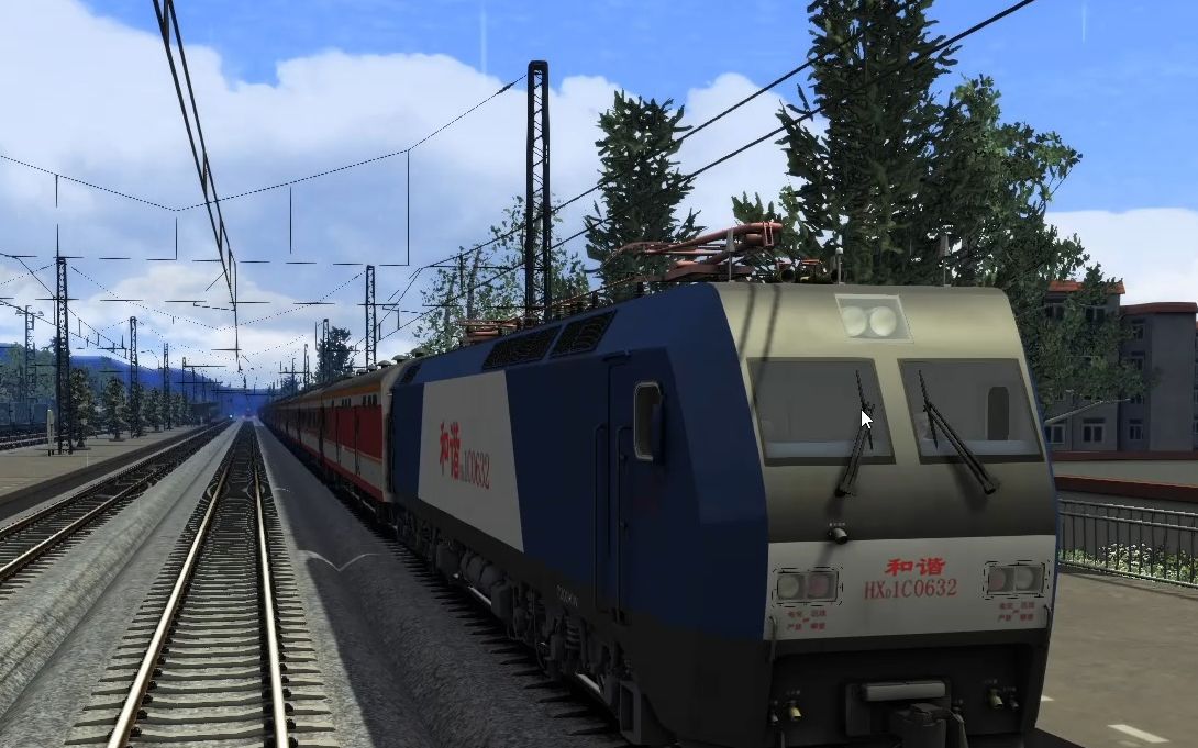 【ts2021】货机拉客 | 陇海线 hxd1c k870客车次任务 灵宝-张家湾区间