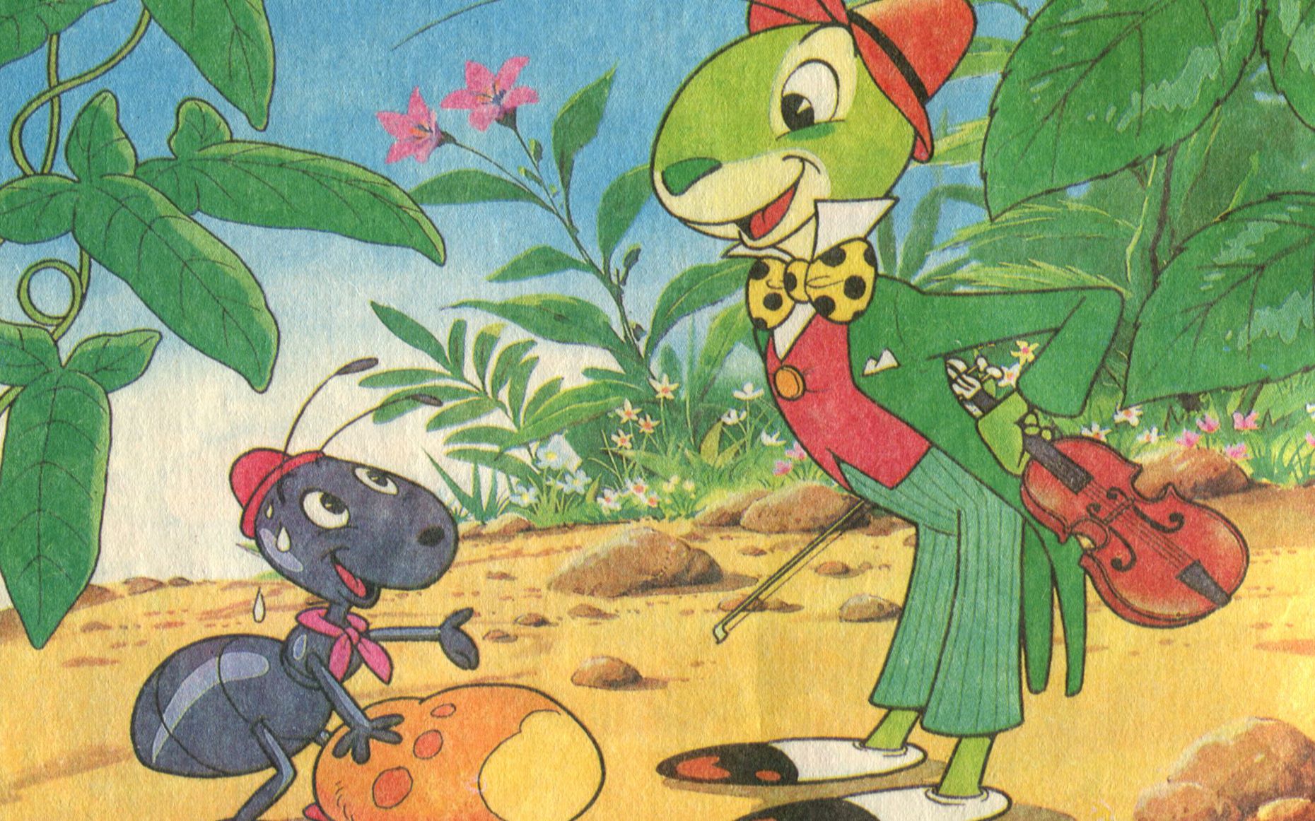 世界著名童话 最美绘本 睡前故事 蚂蚁和蟋蟀