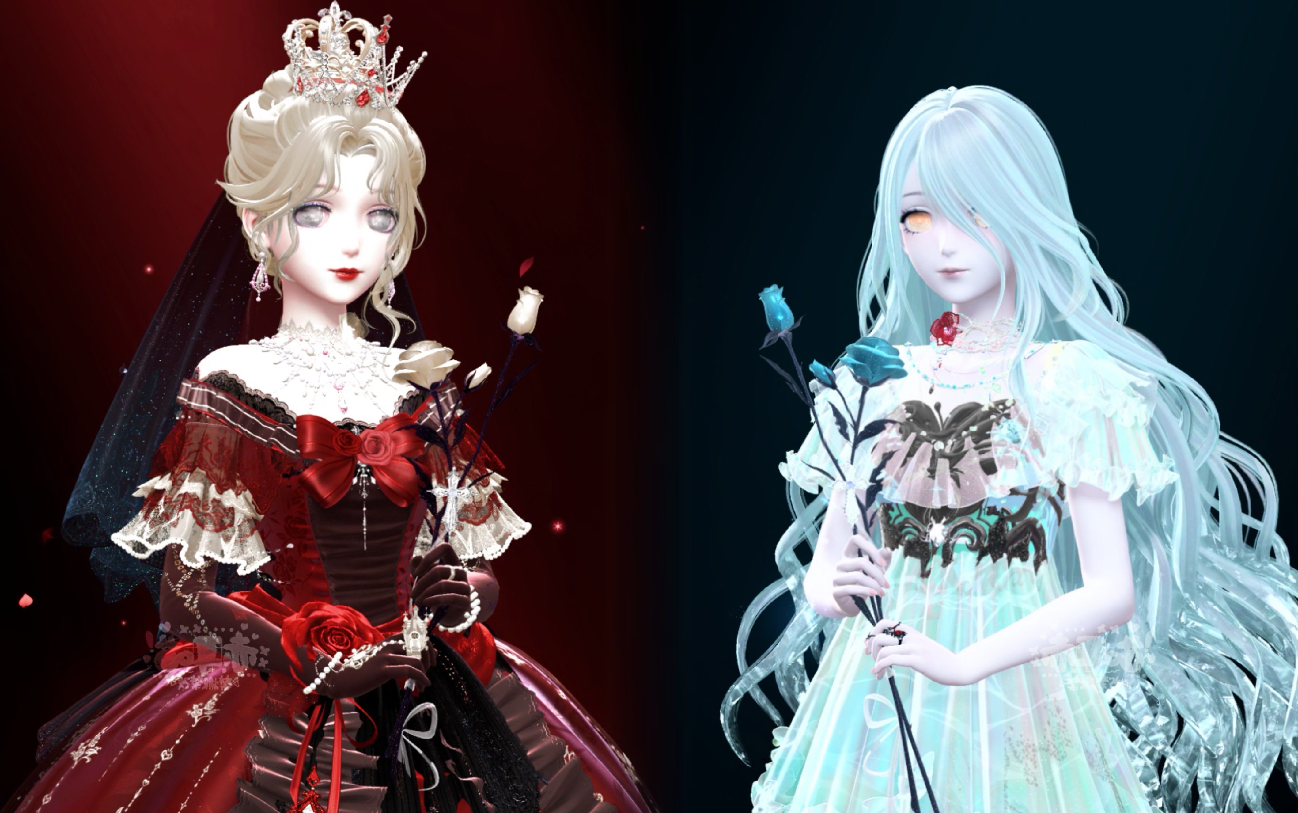 【闪耀暖暖x第五人格】仿搭一下红夫人虚妄杰作