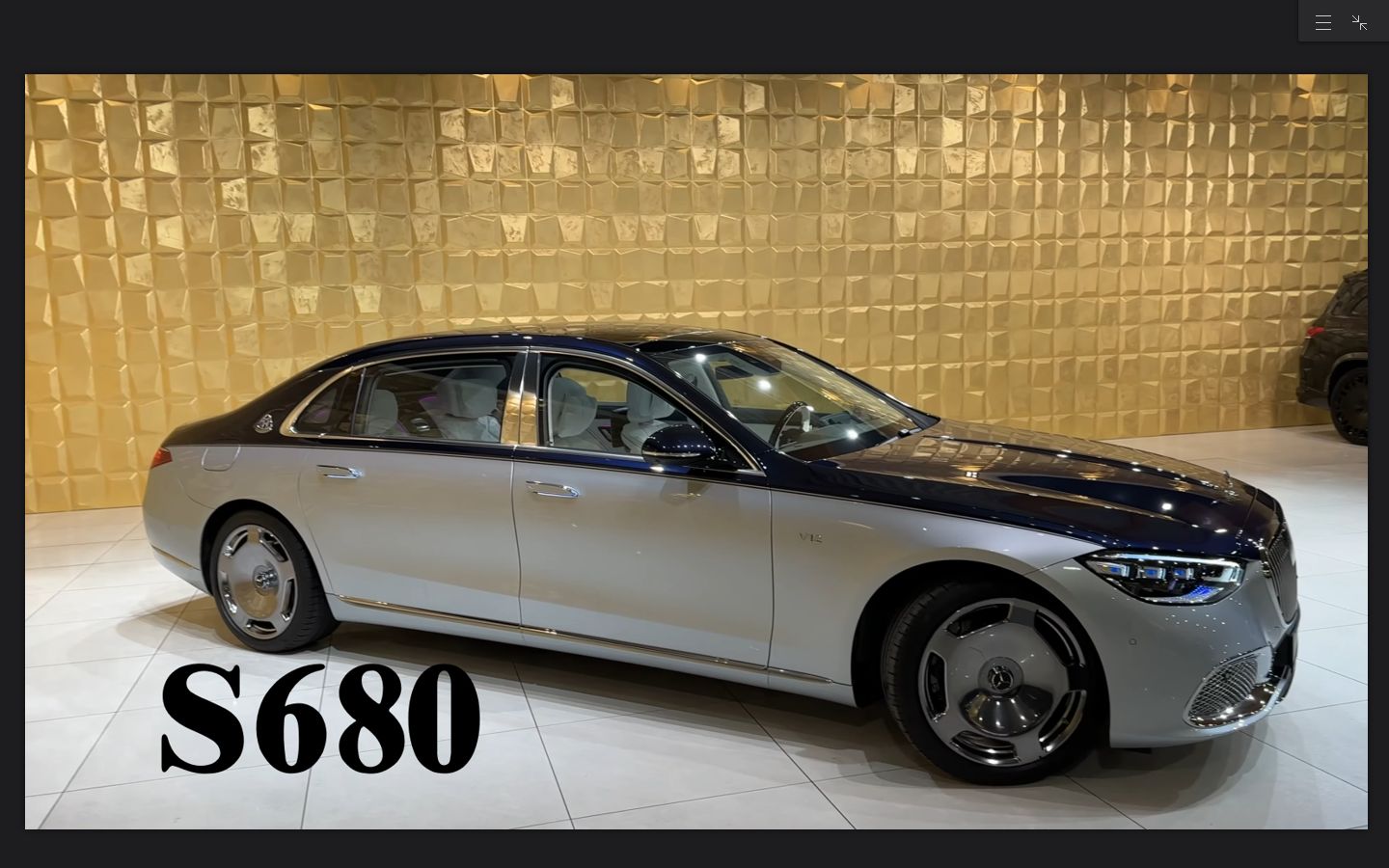 奔驰迈巴赫 w223 z223 s级 s680 100周年纪念版 edition 100 奔驰先生
