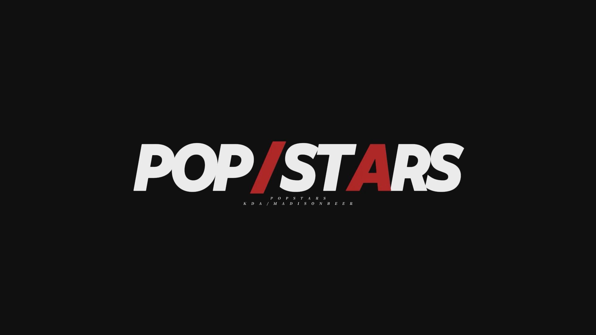 【动态歌词排版】pop/stars | 即便他人竭尽全力 王冠仍只属于我 | 燃