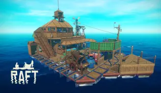 下载视频: Raft | 实用型双人通关小木筏纪念！【4K最高画质】