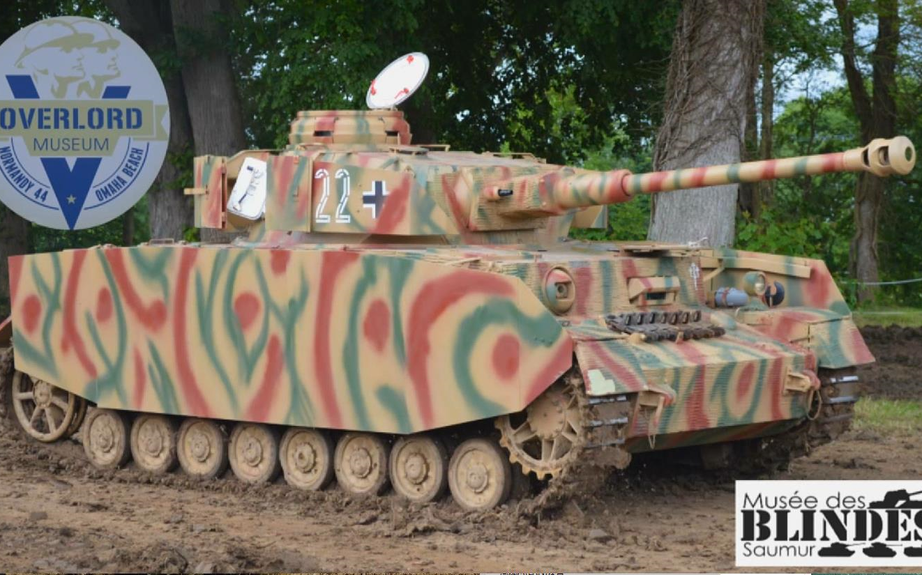 诺曼底霸王博物馆四号坦克j型初期型20196