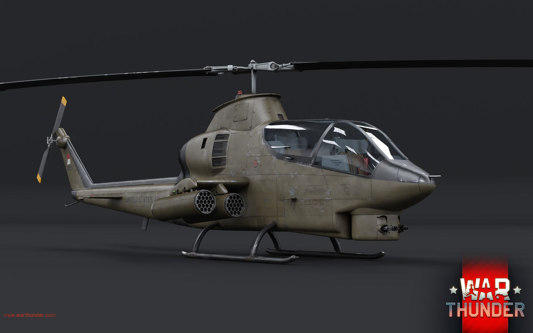 warthunder|战争雷霆 - ah-1g 武装直升机