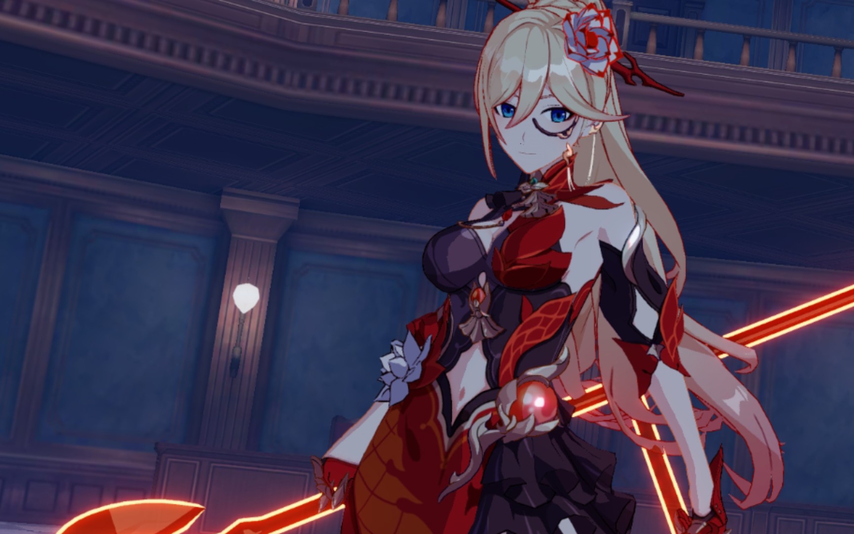 「崩坏3」- 幽兰黛尔,春无尽藏「龙行踏绛」服装.