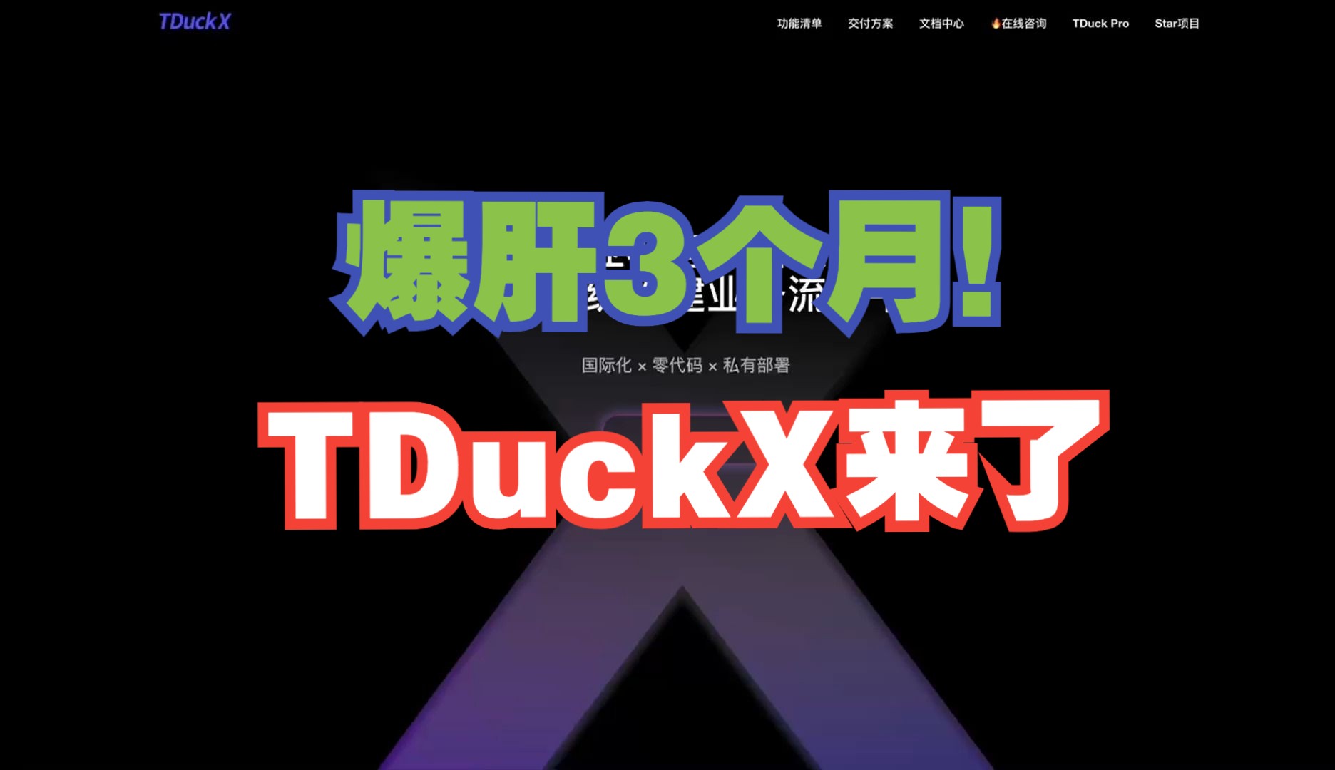 新品发布!强大的表单系统:TDuckX哔哩哔哩bilibili