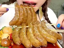 去皮生腌虾串 干脆利落