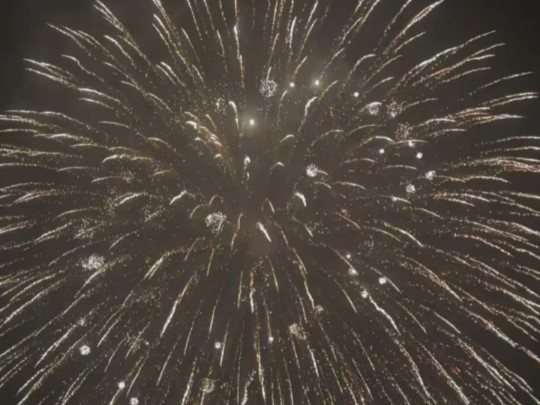 次赛级焰火展示.应为它色彩单调啊.