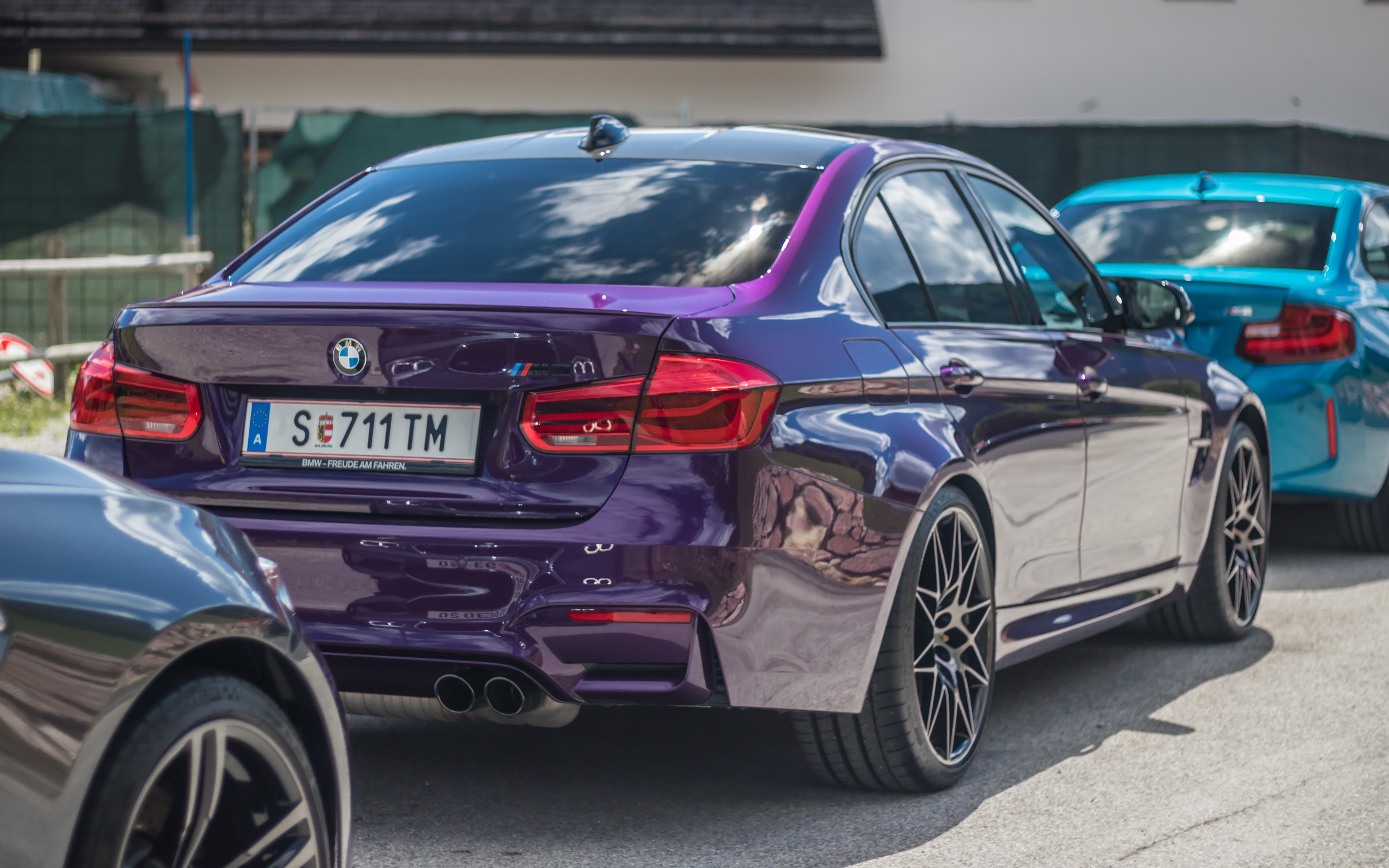 右舵宝马m3 停车场漂移_哔哩哔哩 (゜-゜)つロ 干杯~-bilibili