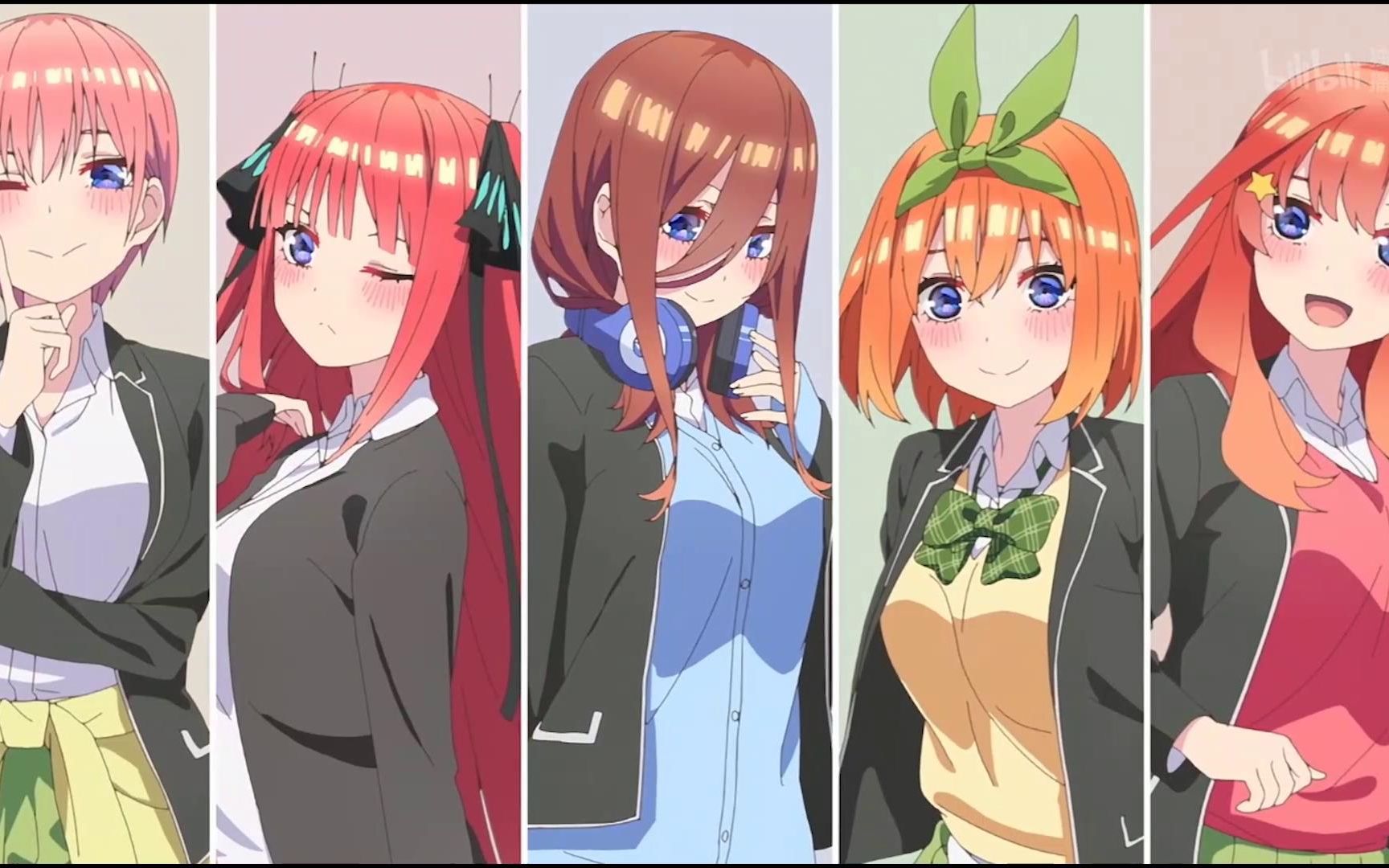 [图]五等分的新娘∬第二季OP&ED TV size