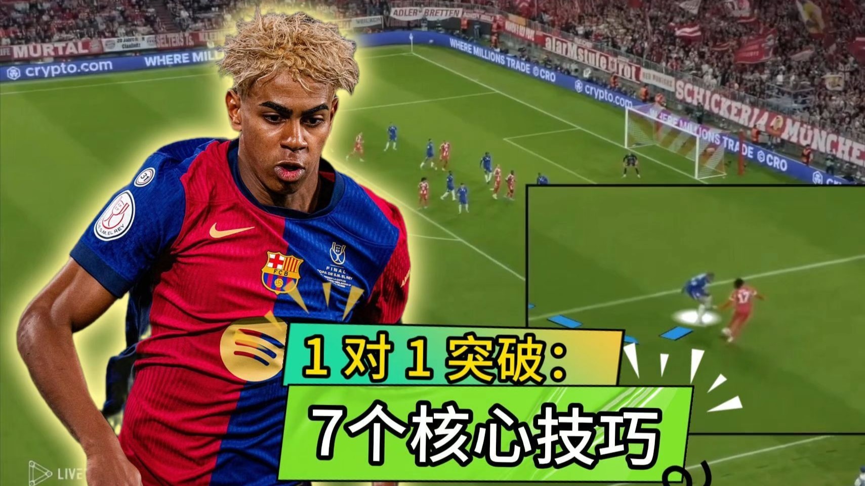 职业球员都在用的 1 对 1 技巧！从基础步频到内切射