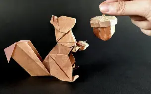 Download Video: 【YouTube搬运】【折纸Origami】squirrel（松鼠）