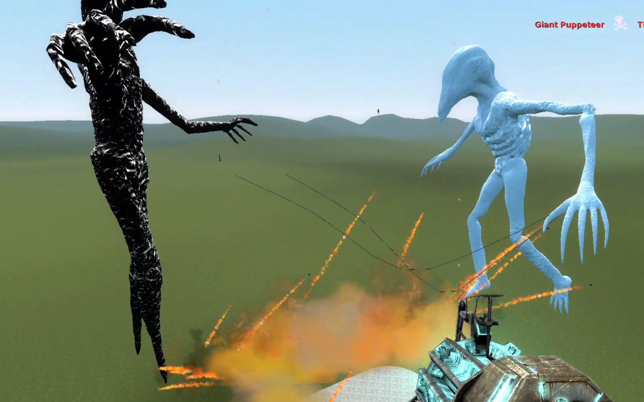 gmod红点巨人vs巨型木偶师(封神之战第三集)