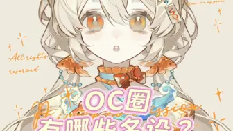 Oc圈有那些名设？