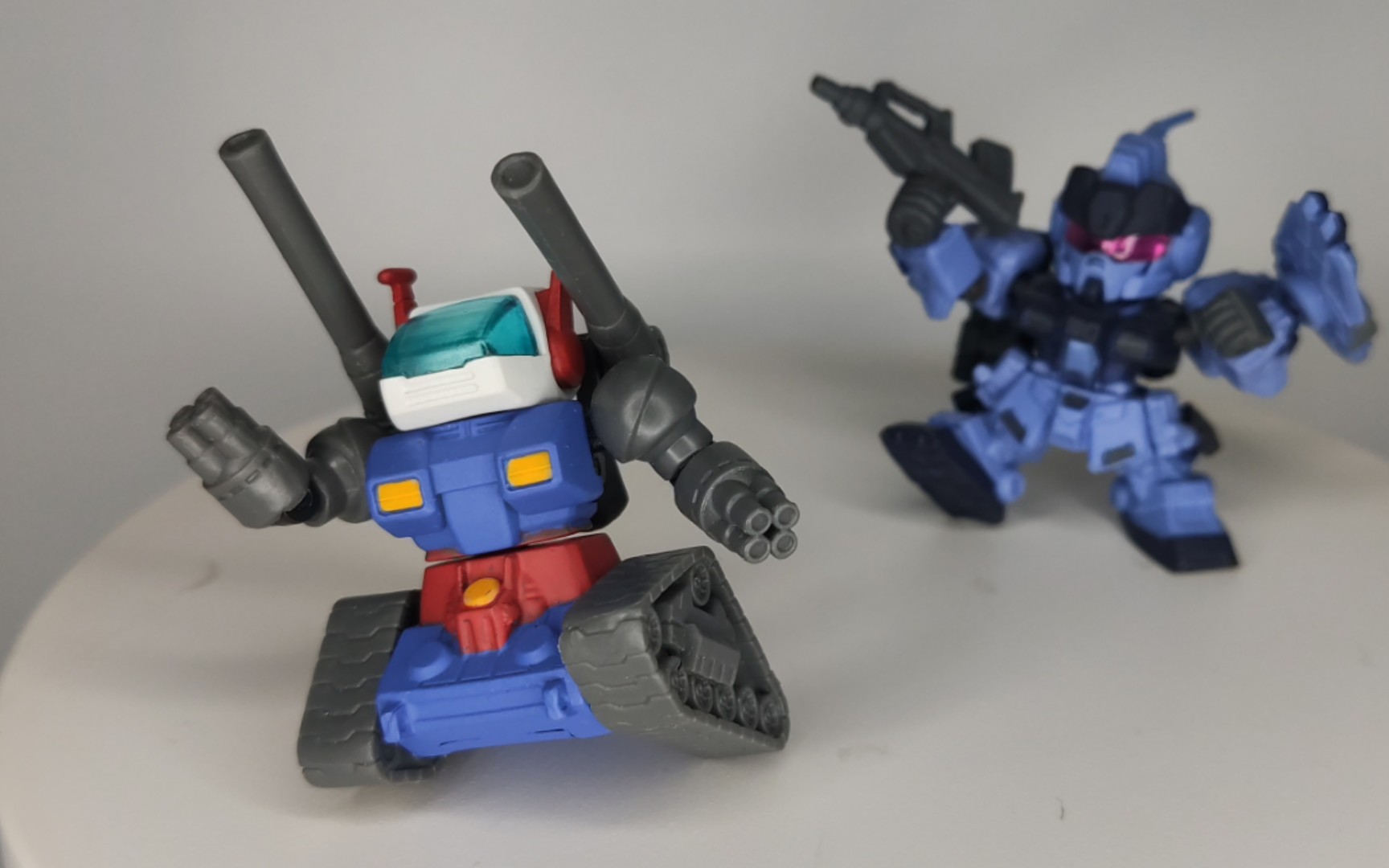 溜了溜了高达扭蛋forte钢坦克上手把玩