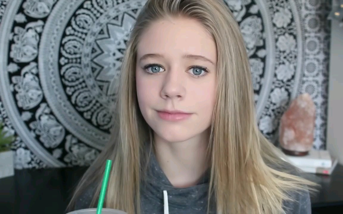 natalie小姐姐,白人女孩的日常,早期视频