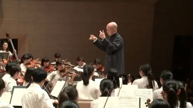 [图]伊福部昭：管弦乐日本组曲「盆踊」「七夕」「佞武多」井上道义指挥日本千叶县少年少女乐团