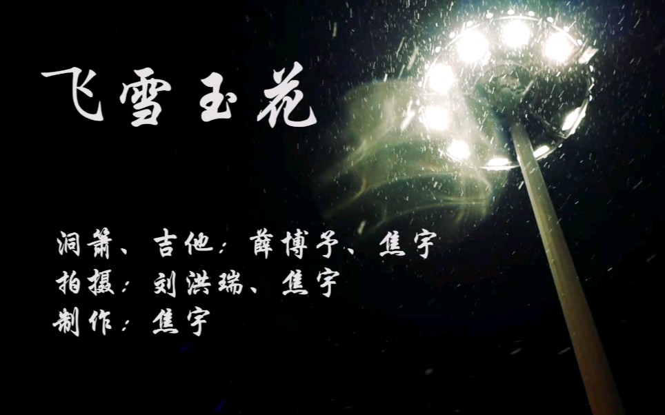秦时明月—飞雪玉花 洞箫吉他合奏