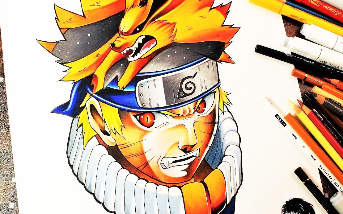 painting手绘漩涡鸣人bynaruto