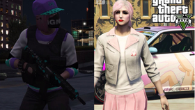 Gta5服装推荐 女角色街头休闲风球衣服装搭配教学 哔哩哔哩 つロ干杯 Bilibili