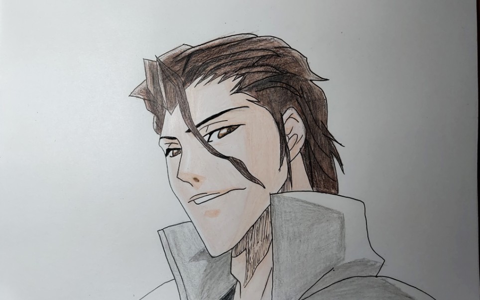 【彩铅手绘】我说蓝大是死神里最帅的反派角色,没人反对吧?