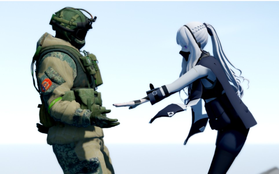 【彩虹六號x少女前線 mmd】78fuze x ak1278 《no title》