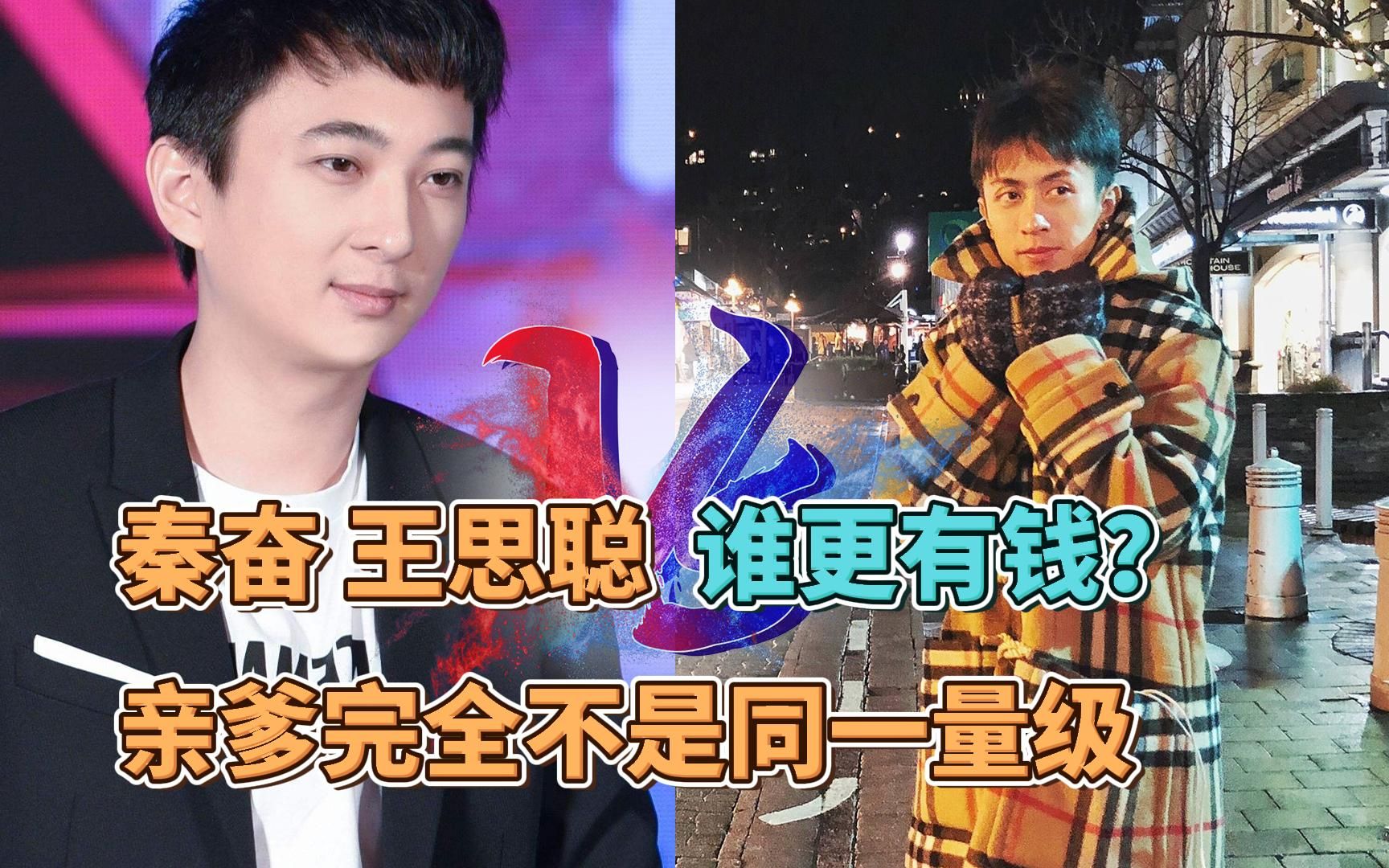 秦奋和王思聪到底谁有钱?亲爹信息遭曝光后,差不止一个段位