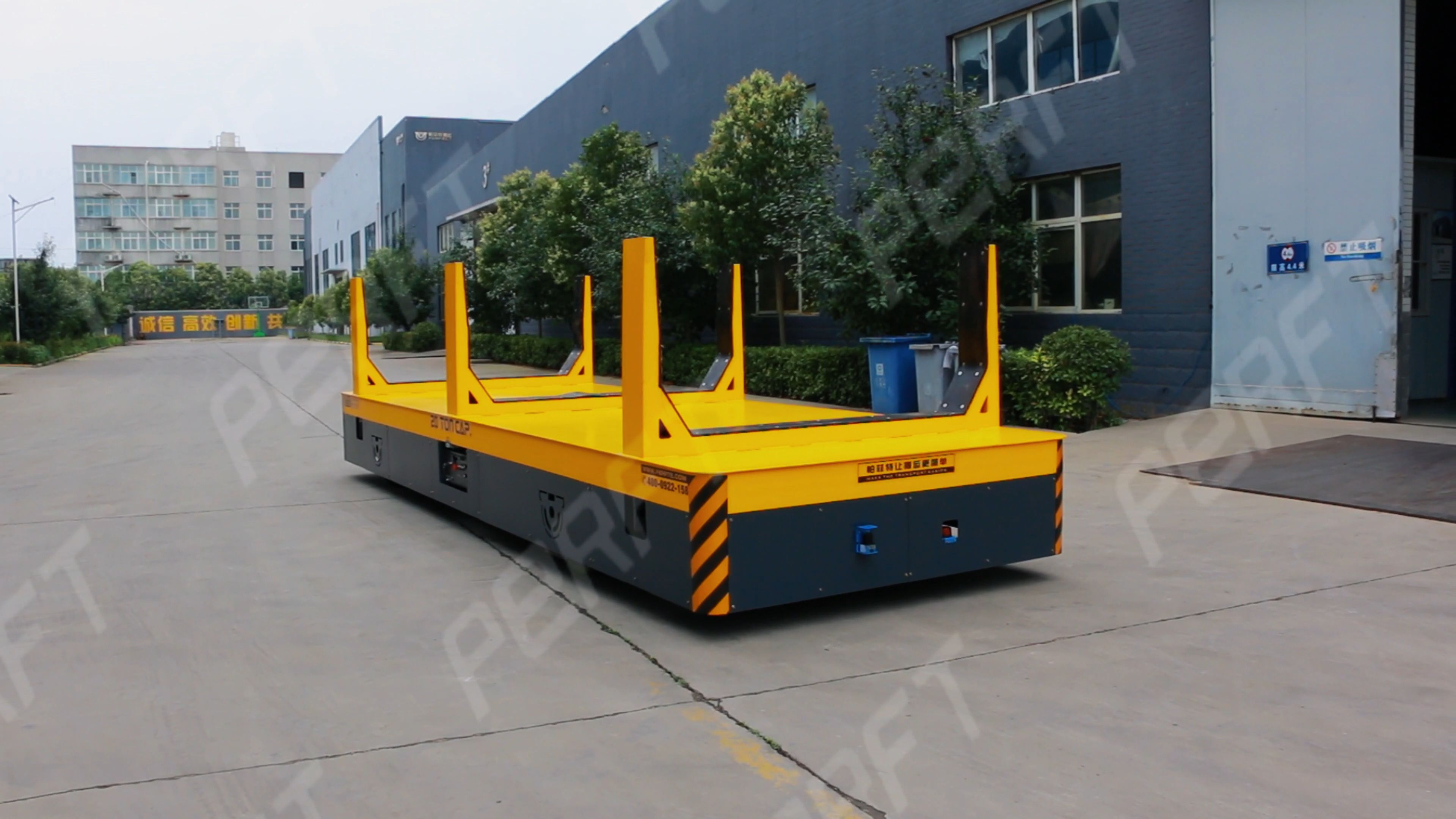 电动平车无轨平车操作演示