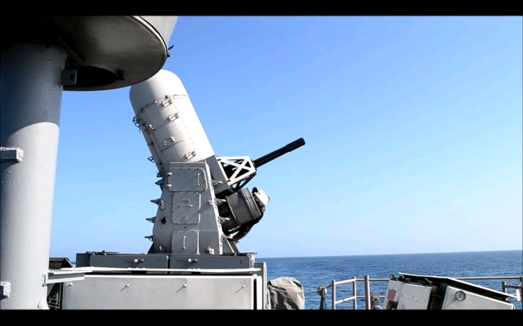 76毫米奥托舰炮和ciws实弹射击