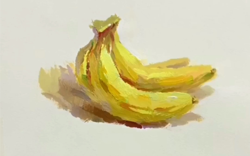 色彩单体塑造之香蕉你们要的陶罐在下期哦