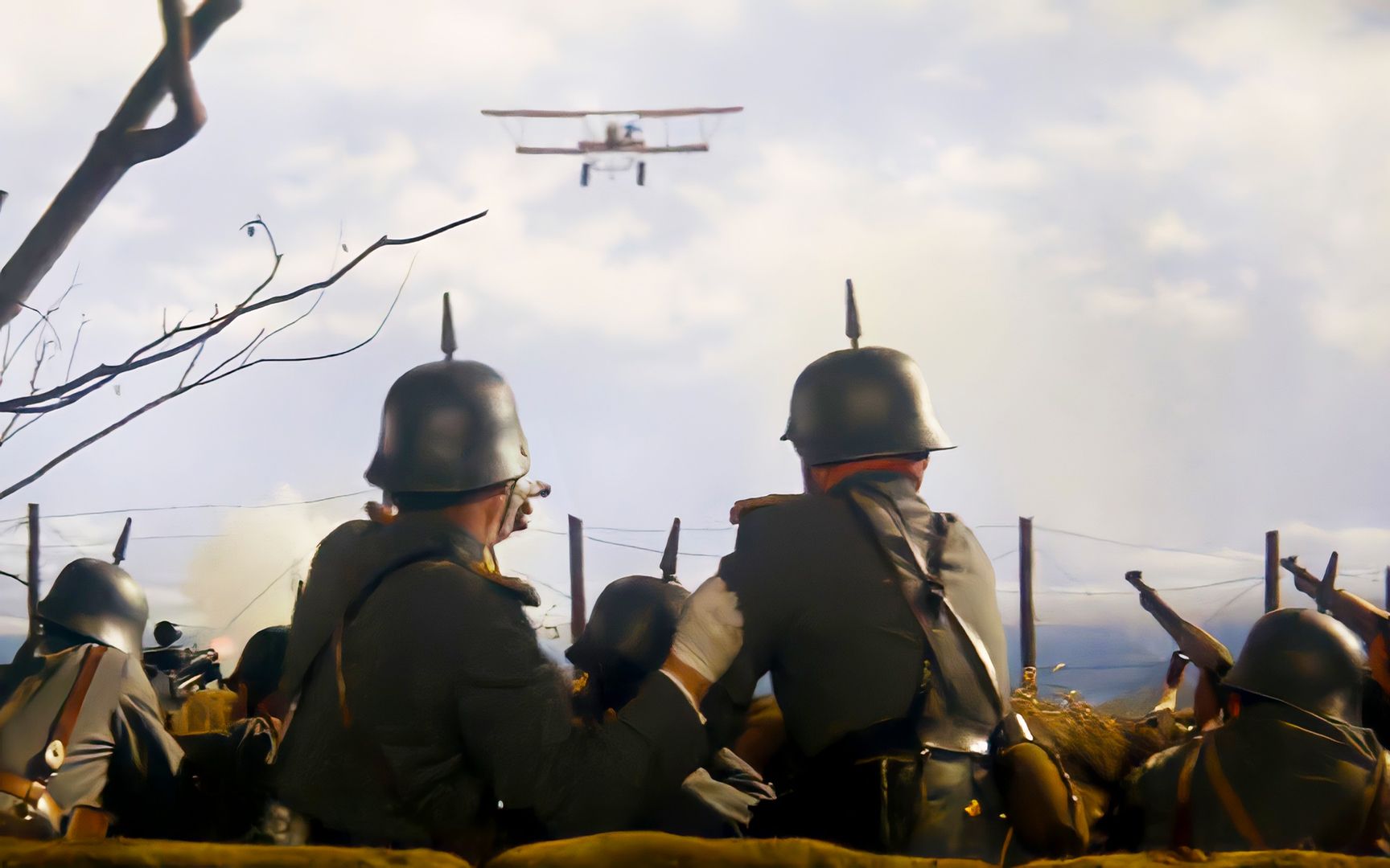 【小明】日本拍摄的一战,日德双方争夺中国青岛要塞,日军出动陆海空