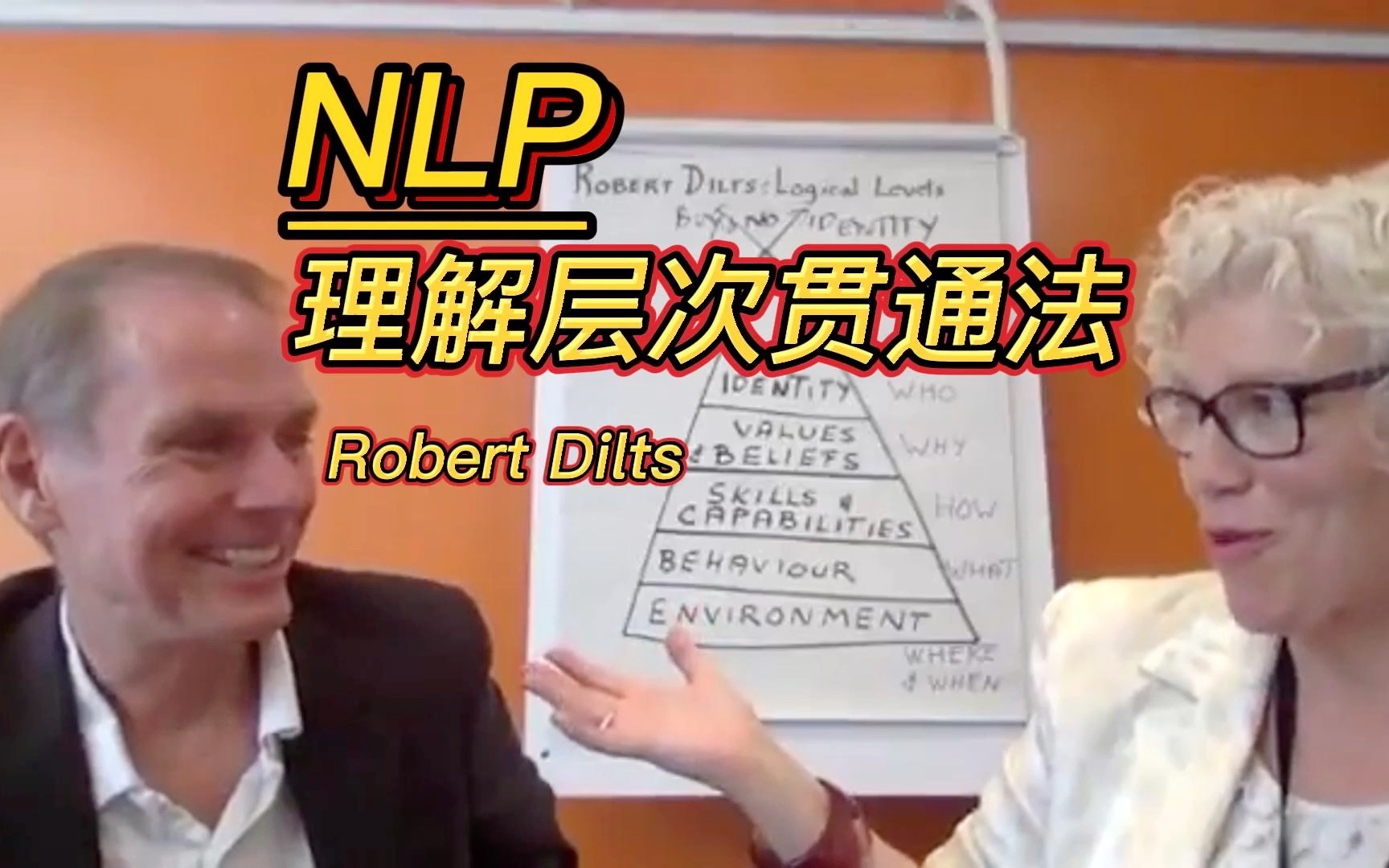 【中字】RobertDilts解释理解层次模型及创伤的影响NLP哔哩哔哩bilibili