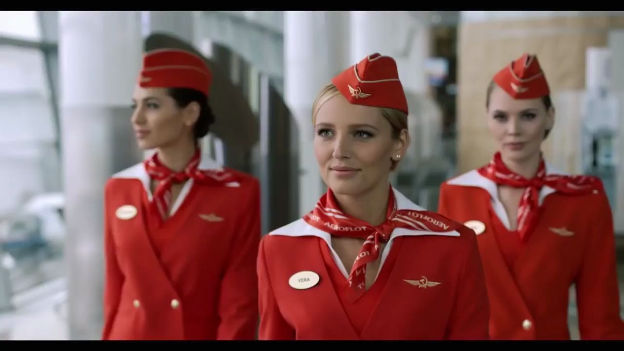 俄航宣传片一大波高挑性感的毛妹向你走来(Aeroflot Russian Airlines Flight Safety Video)哔哩哔哩bilibili