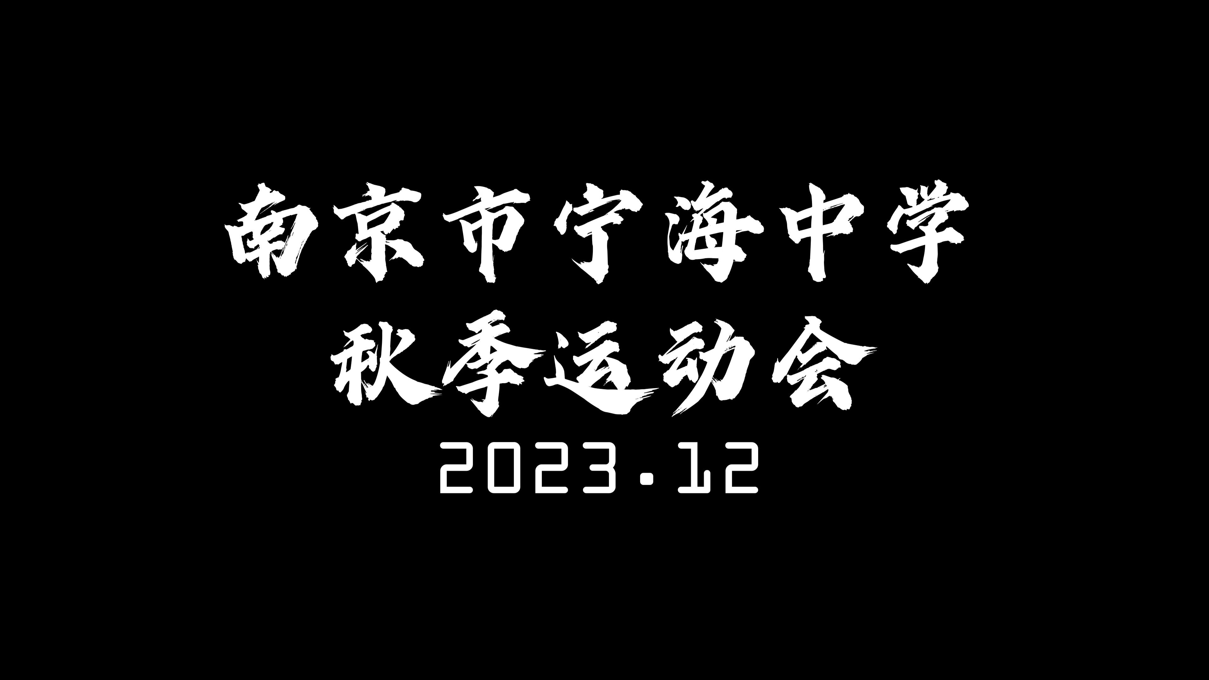 南京市宁海中学第55届秋季运动会混剪