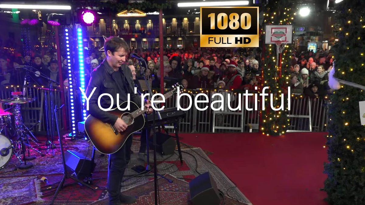 [图]【圣诞现场，今天是平安夜，圣诞快乐！】You're beautiful - 上尉诗人James Blunt詹姆斯·布朗特-Live Musikhjälpen