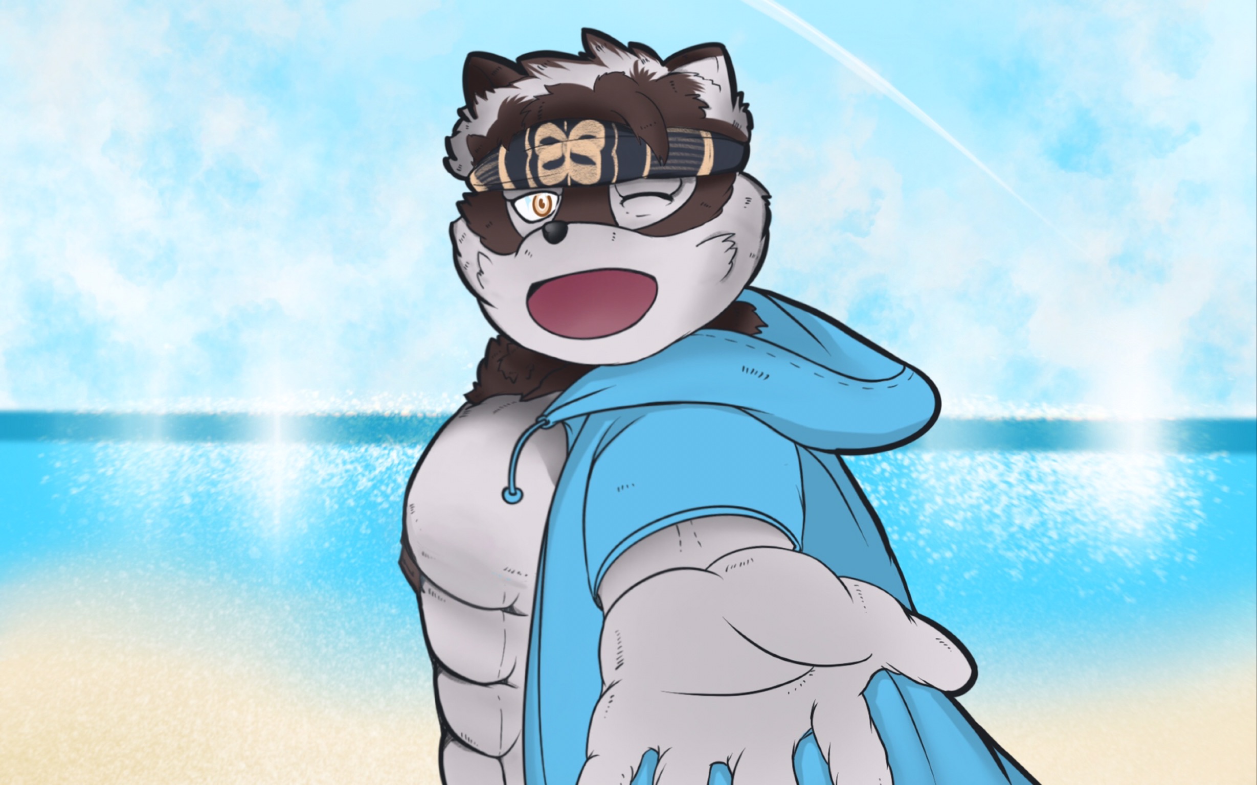 活动作品furry初夏肌肉狼神的邀请