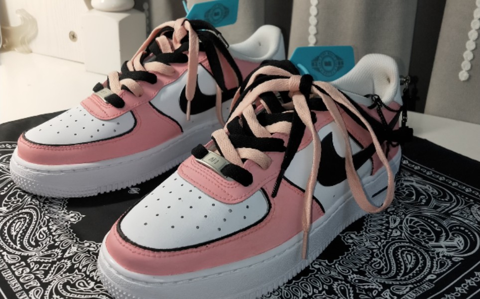 【空军一号】粉墨diy粉黑空军一号/送给闺蜜的成人礼物