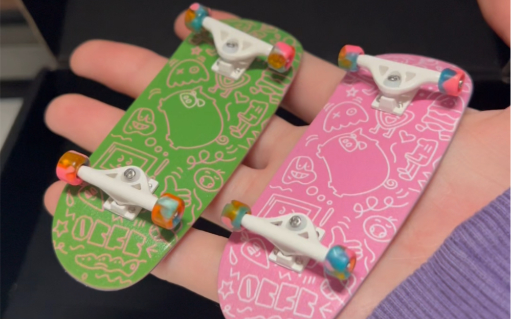 【手指滑板|开箱】怪怪柴 x obsius合作板面