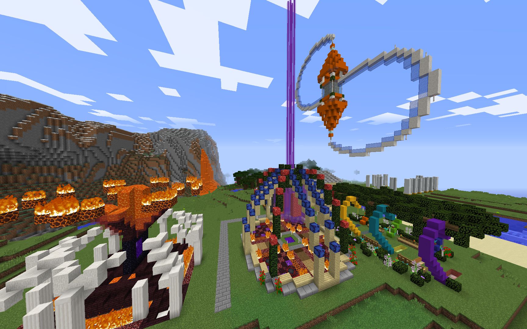 【mc】天灯 地狱门祭坛