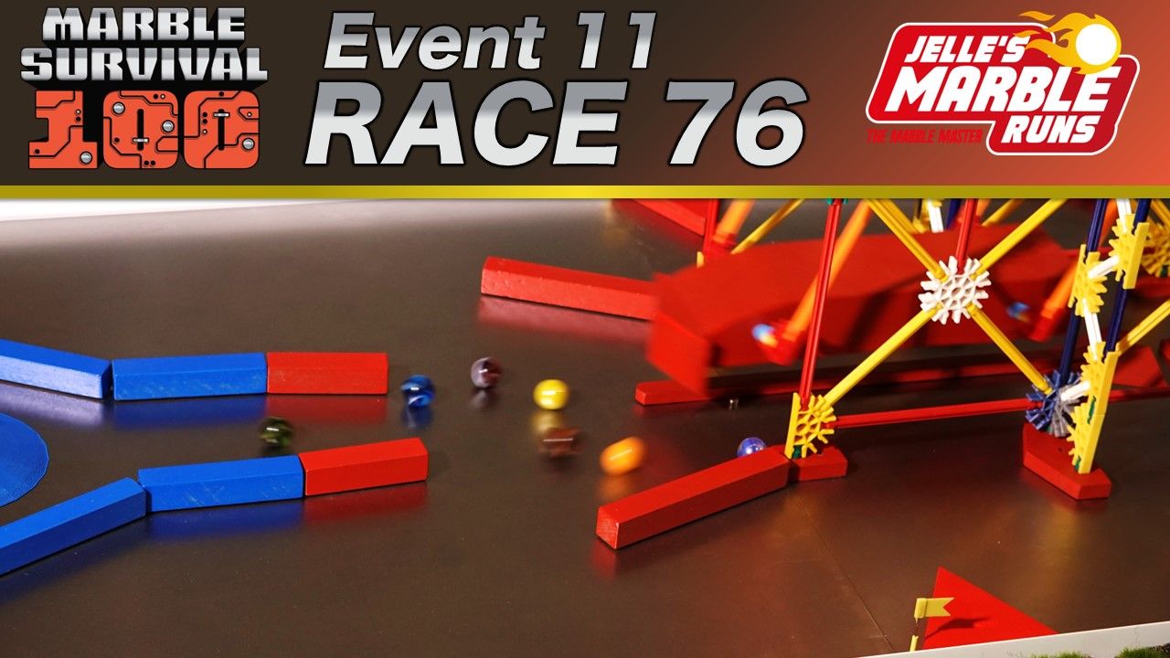 【弹珠大逃杀100】迷宫障碍淘汰赛:第十一轮 第六场比赛(race 76)