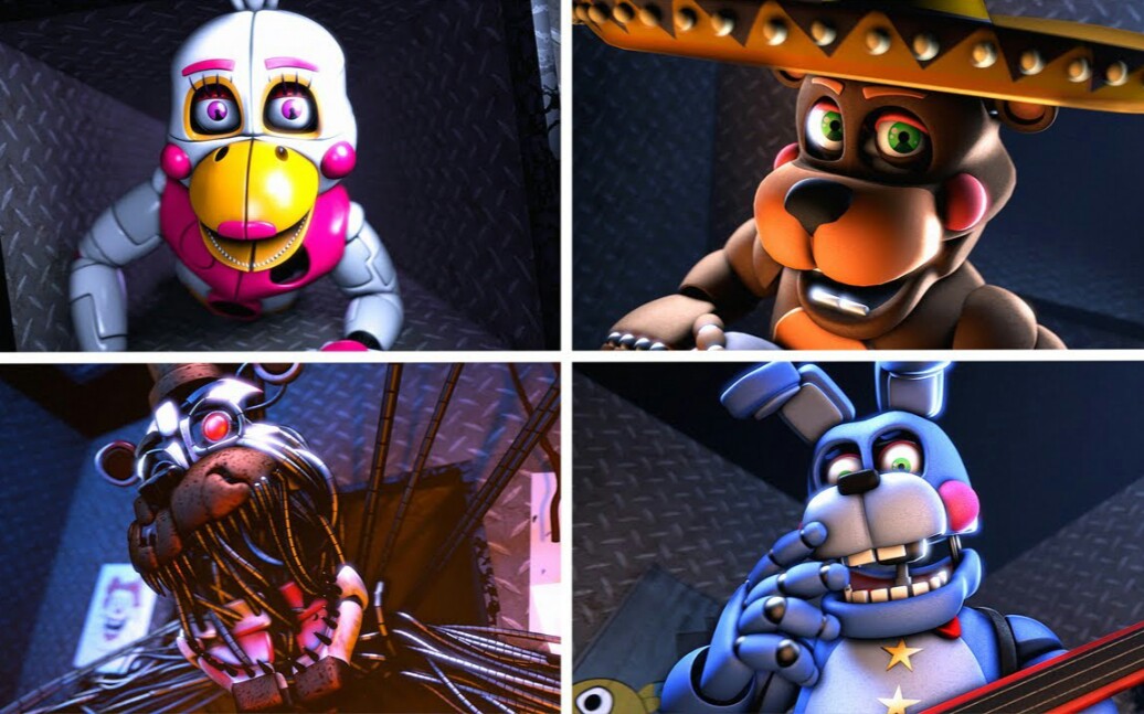 sfmfnaf保安还击6代玩偶