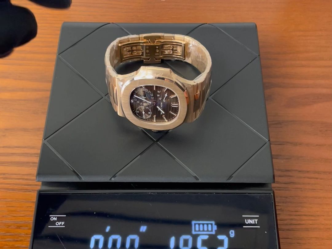 k金定制壳 百达翡丽全金鹦鹉螺 pp5712r