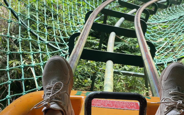 川西竹海 滑道 第一视角!真滴好玩,成年人的快乐很简单