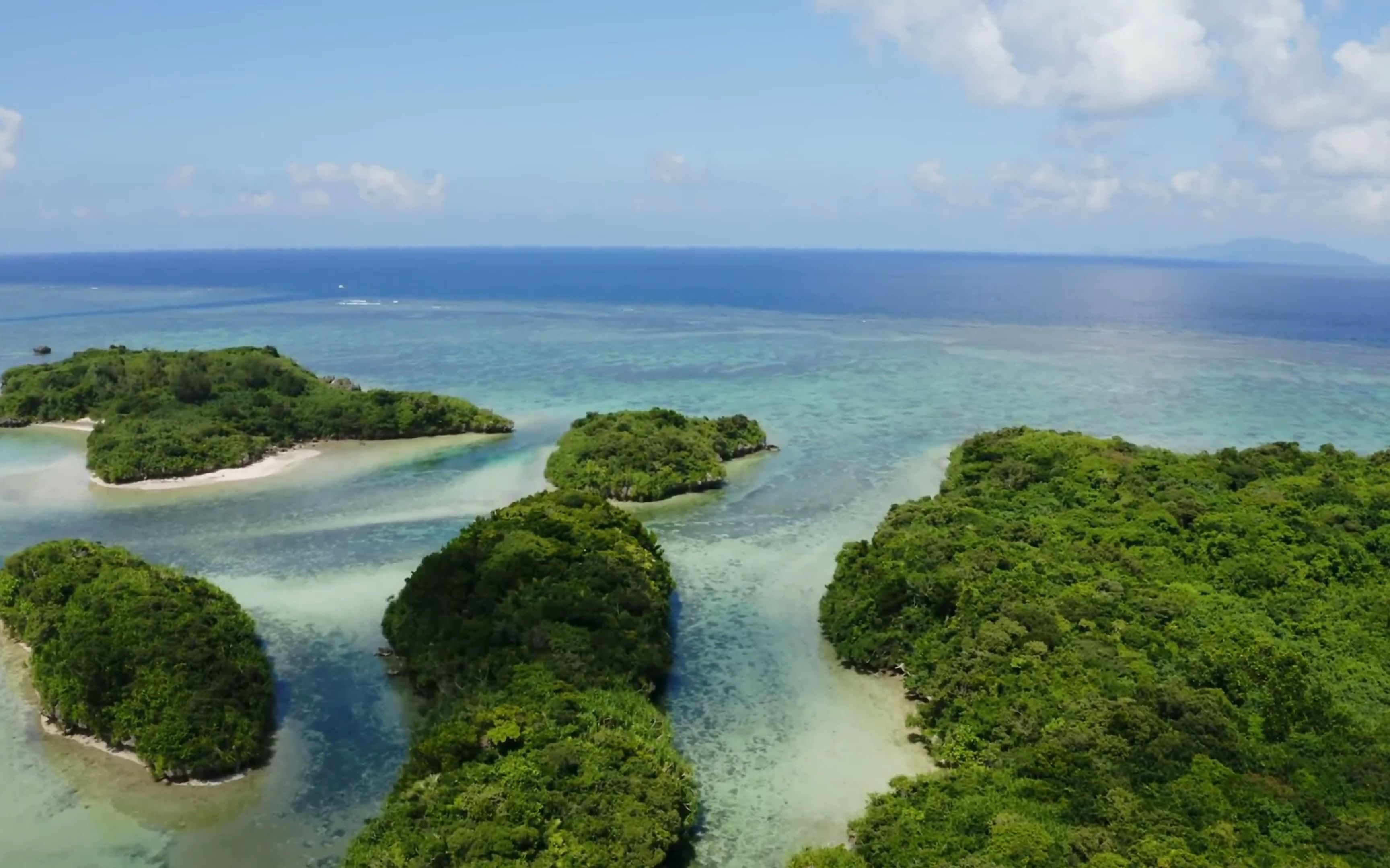 放松与宁静的音乐和美妙的自然风景(4k.