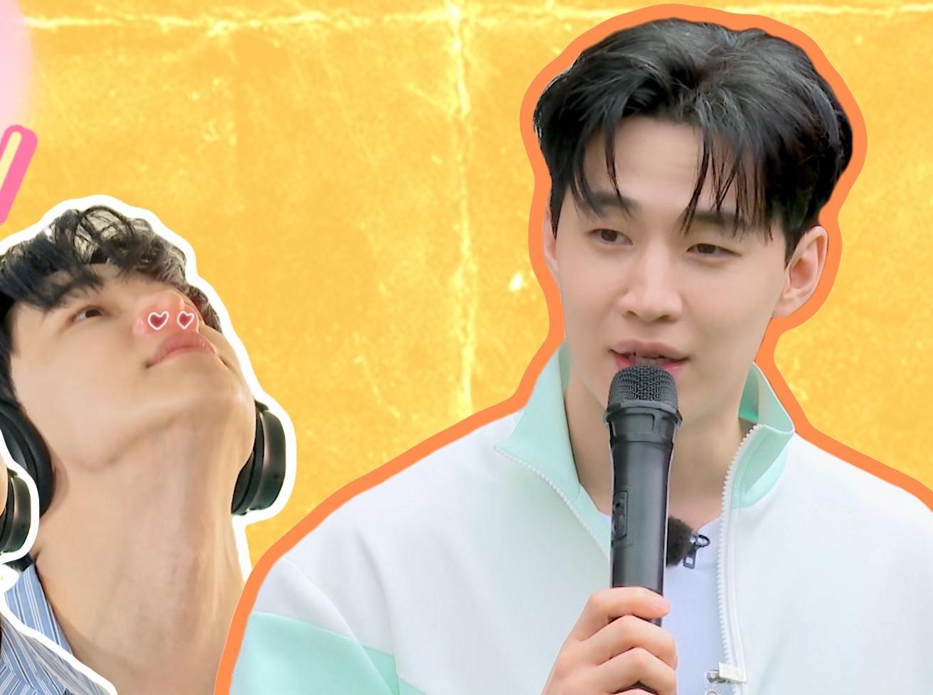 太洗脑啦!刘宪华花式比心,爱心鼻孔虽迟但到