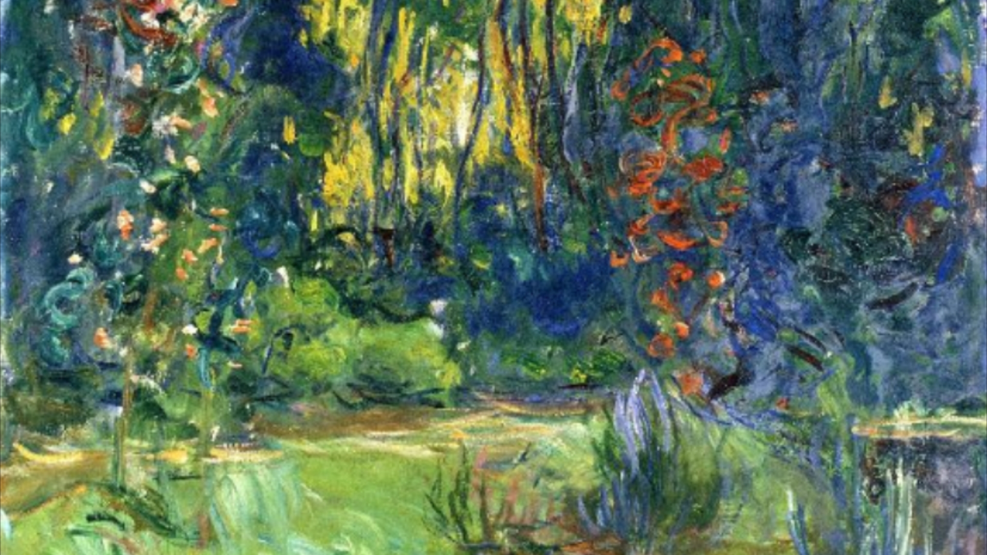 【每日一幅世界名画】花园里的艾莉丝·奥契德(alice hoschede au