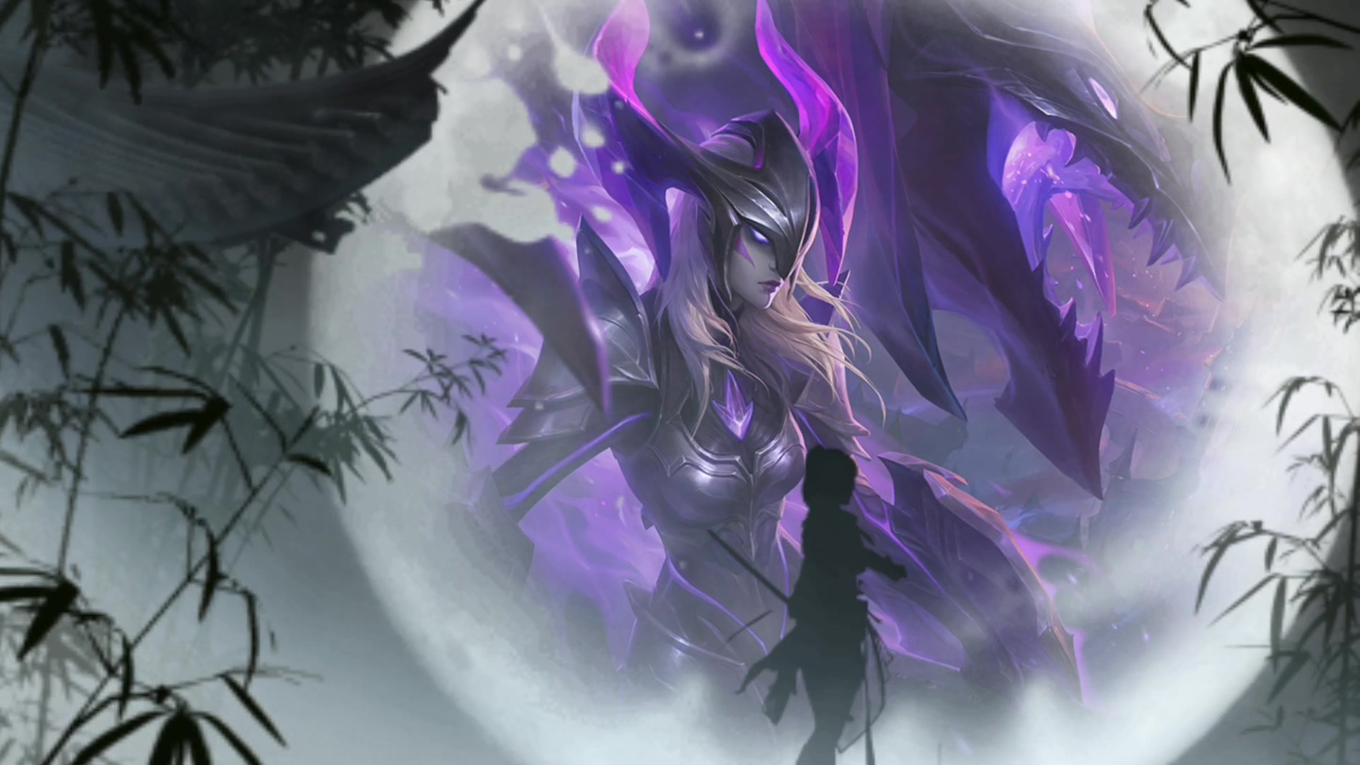 英雄联盟手游黯黑魔龙原画及模型预览