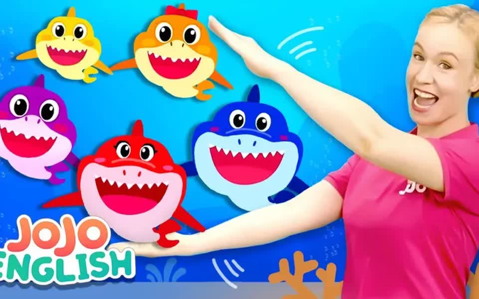 《Baby Shark Family》英语启蒙动画儿歌 英文儿歌 英文动画哔哩哔哩bilibili